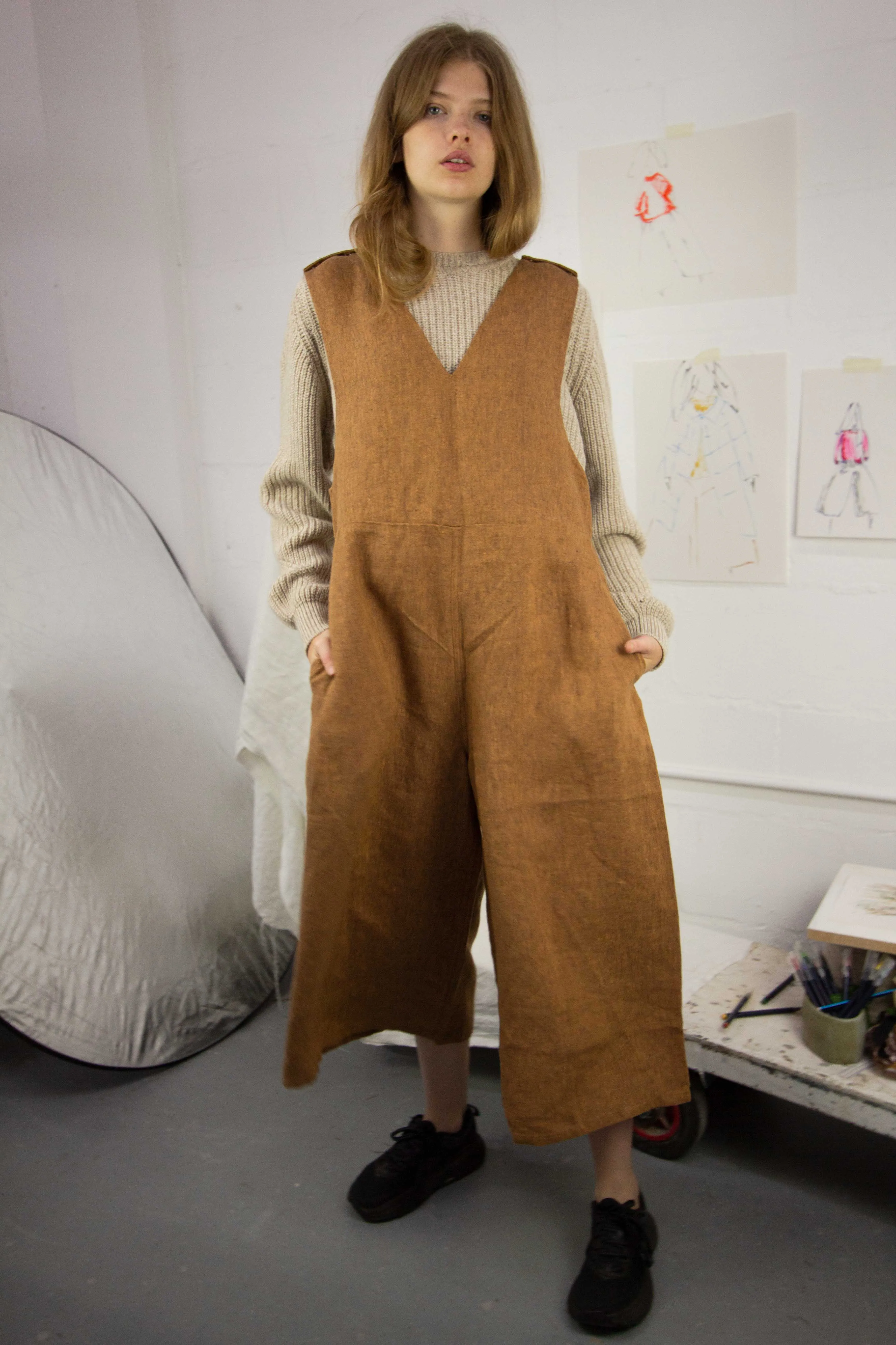 100% Linen Jumpsuit