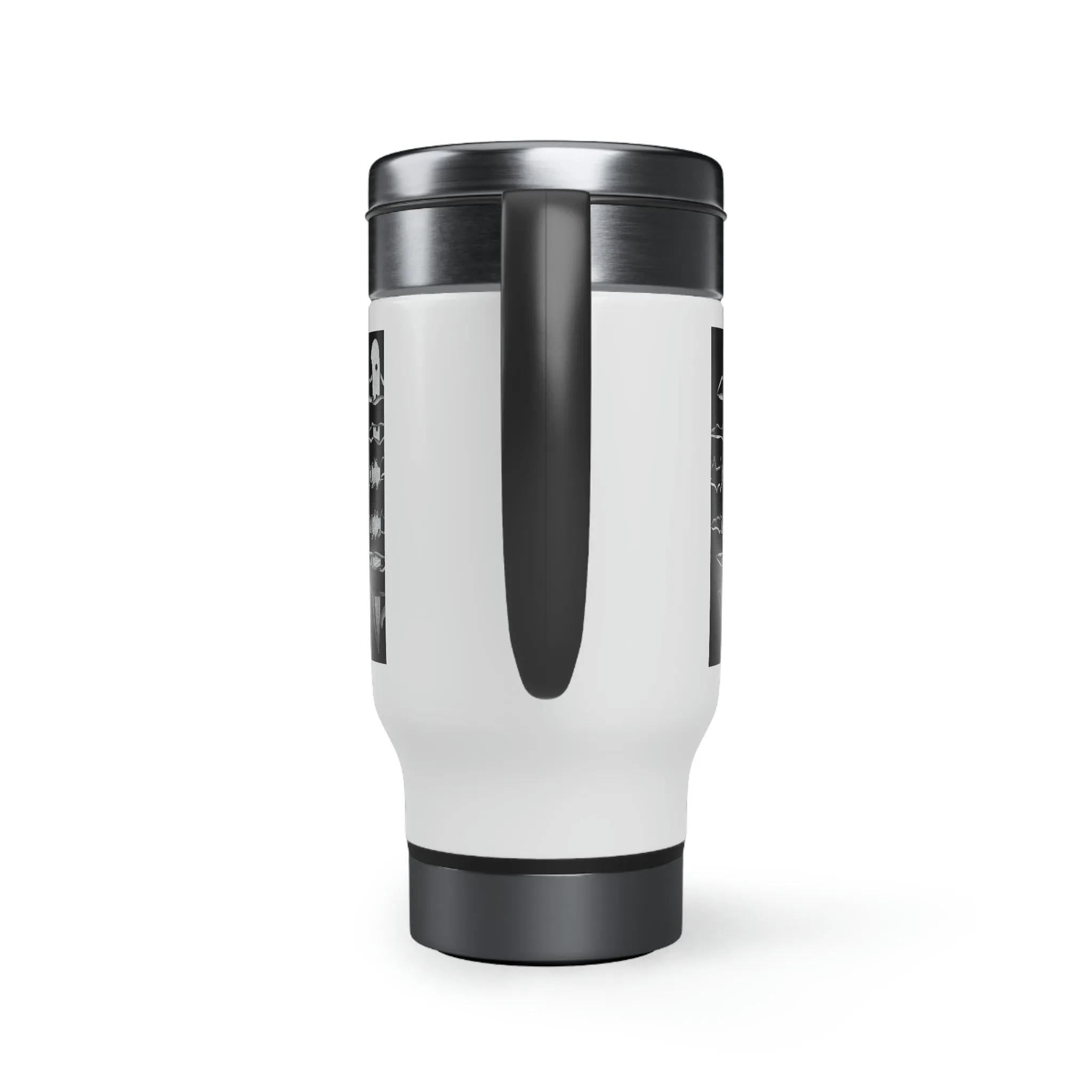 14oz Stainless Steel Travel Mug with Handle