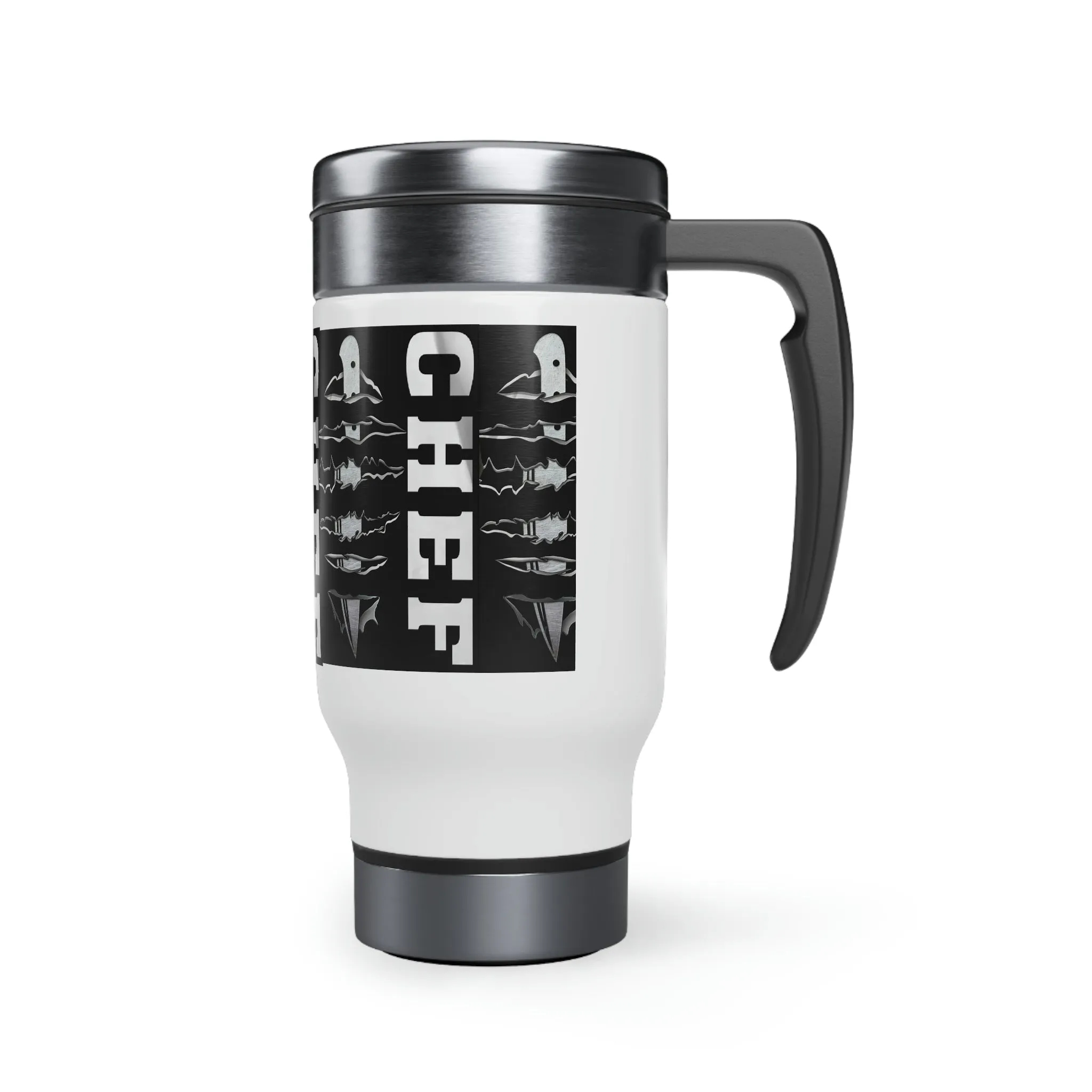 14oz Stainless Steel Travel Mug with Handle