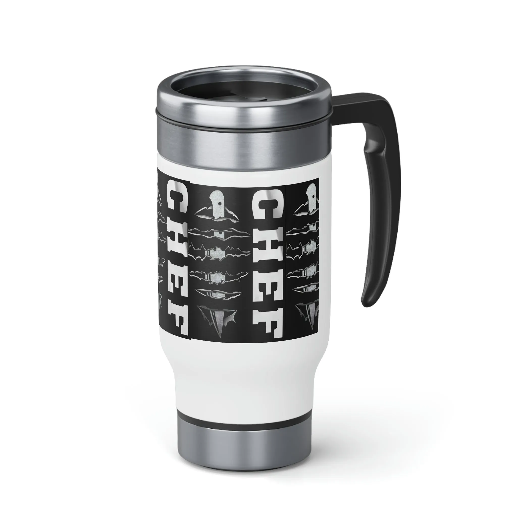 14oz Stainless Steel Travel Mug with Handle