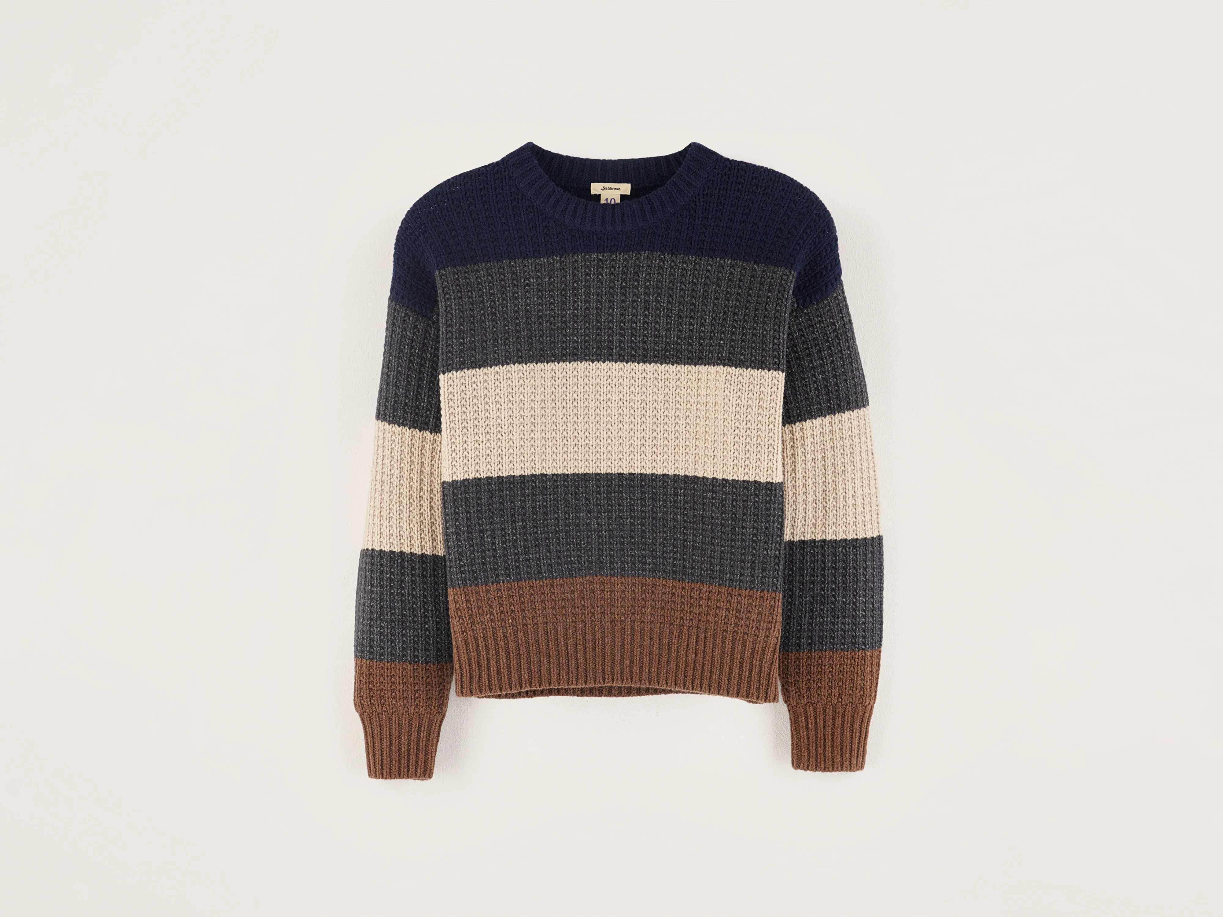 242 Blue Striped Giman Sweater