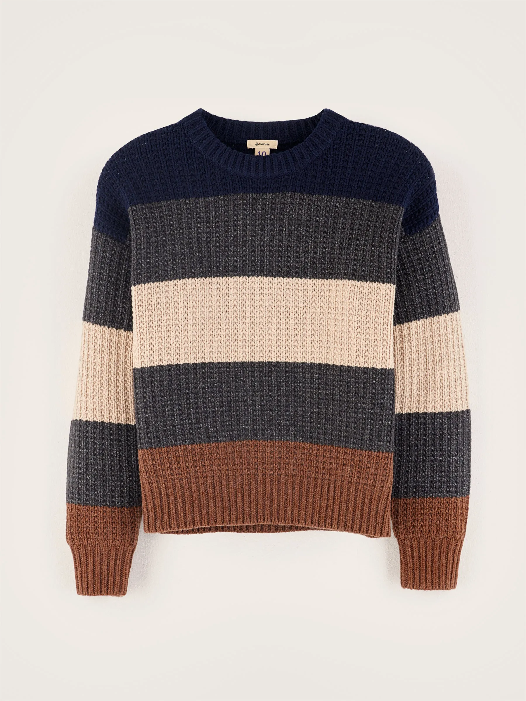 242 Blue Striped Giman Sweater