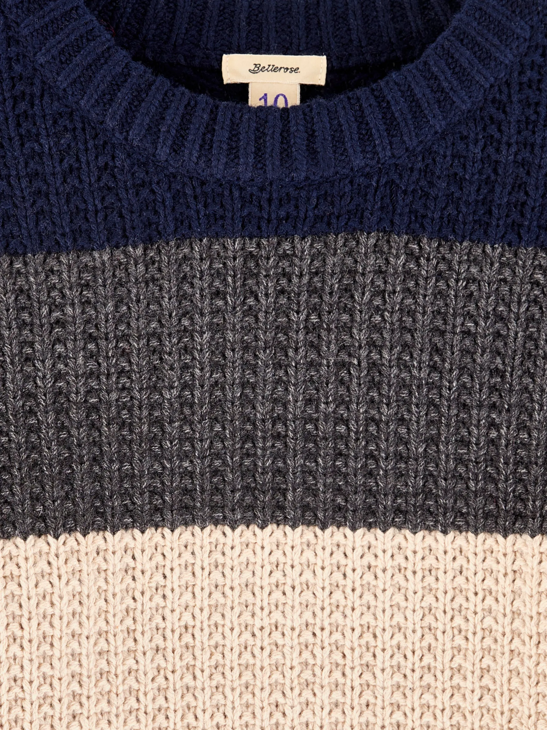 242 Blue Striped Giman Sweater