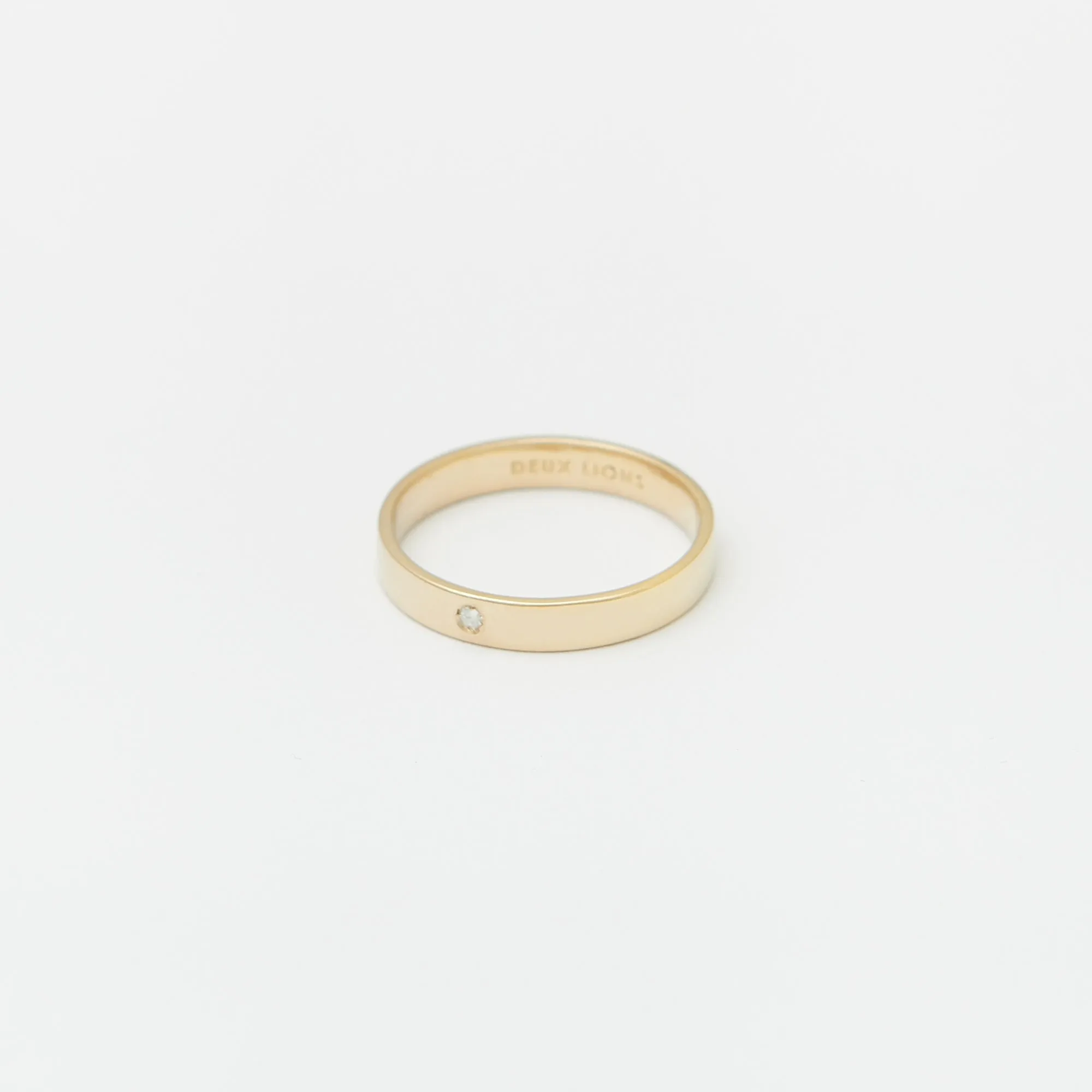 3.5mm Henchey Band Flat in Gold
