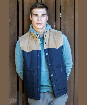 Navy Retro Quilted Outerwear Vest for Men by UNIONBAY on 7/29/2019