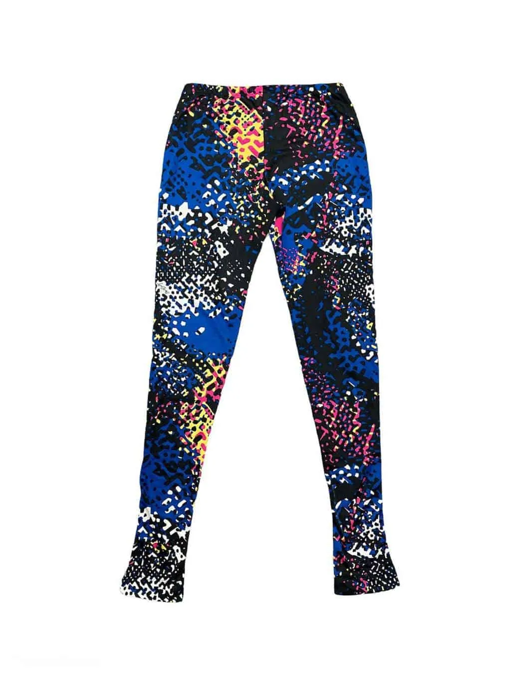 90s Vintage Miss Sixty Multicoloured Abstract Leggings - S/M