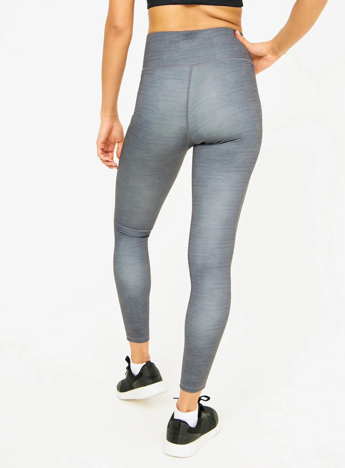 Active Grey Space Dye Leggings XL on sale | Sports leggings | Tu