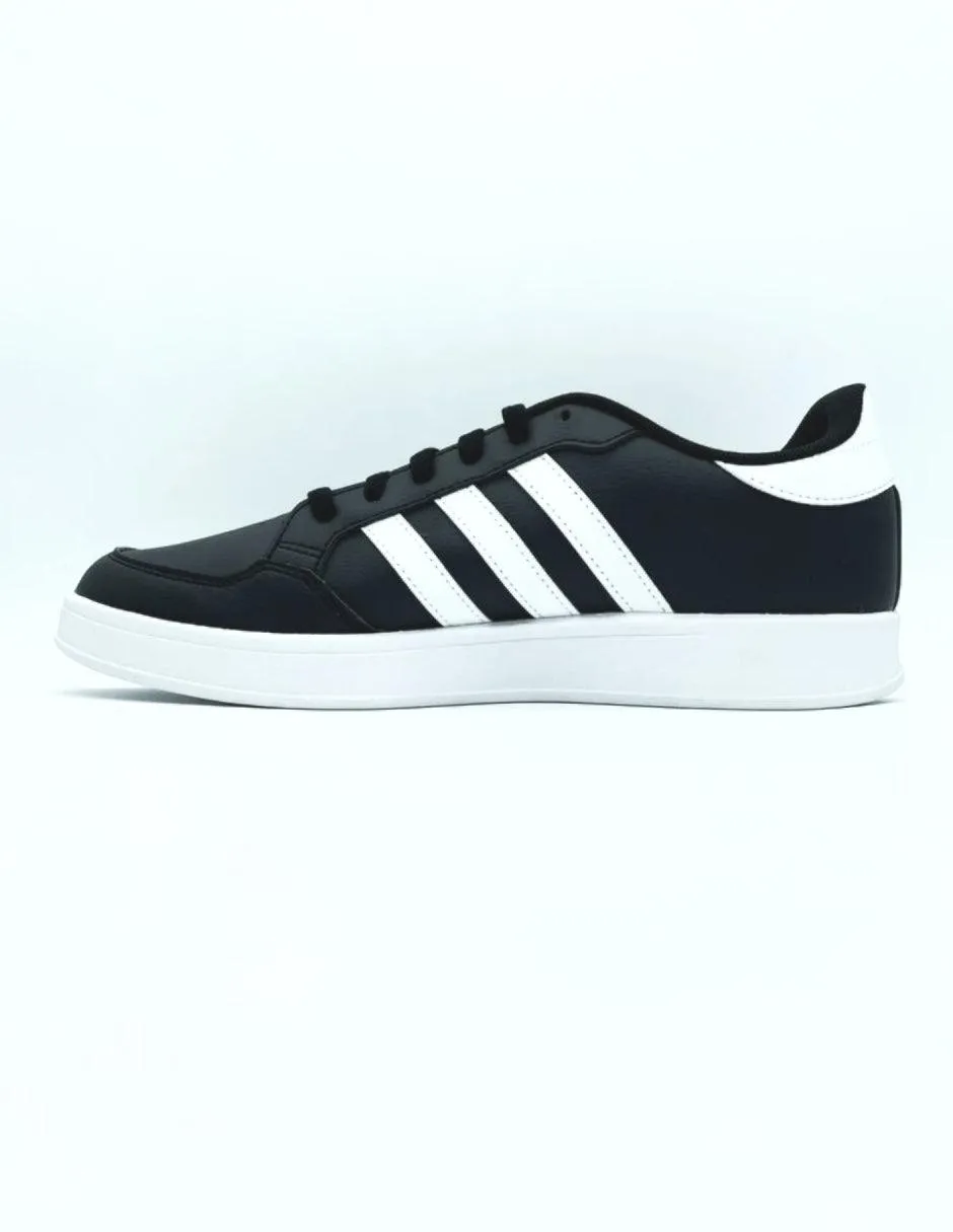 Adidas Men's Black/White Breaknet Tennis Shoes