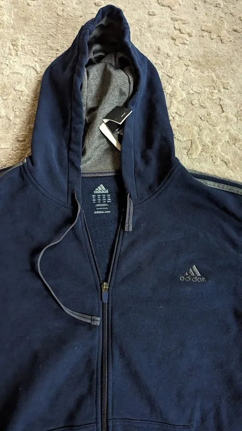 adidas Men's Corner Route fleece hoodie