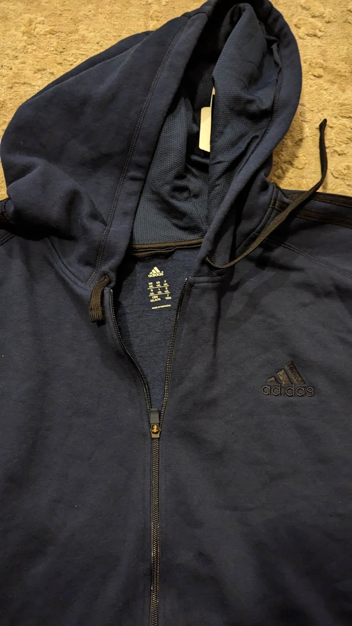 adidas Men's Corner Route fleece hoodie