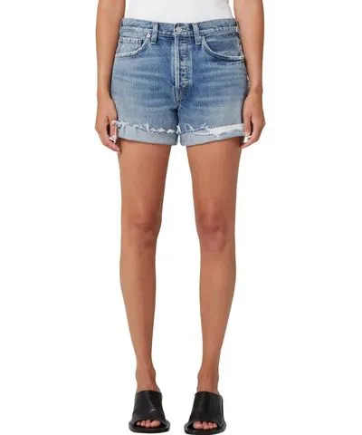 Heatwave Agolde Parker Long Shorts with Cuff