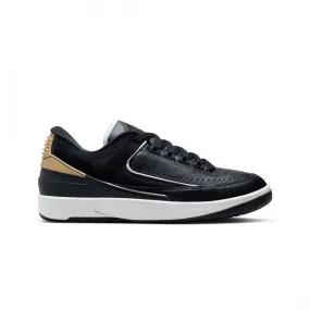 Air Jordan 2 Retro Low Women (black / varsity red-metallic gold)