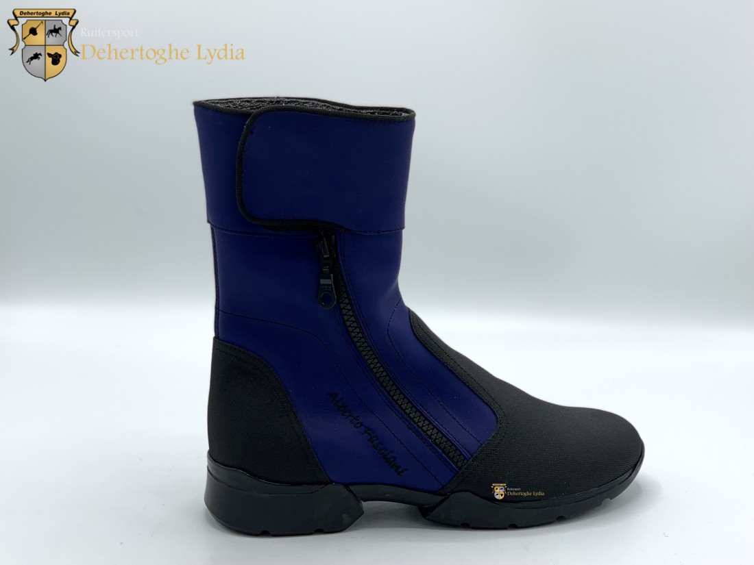 Alberto Fasciani Custo blue ankle boots.