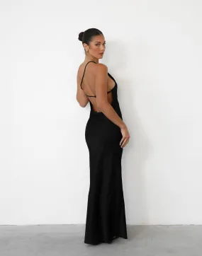 Alexandra Maxi Dress (Black)