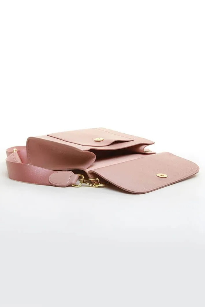 Alice Wheeler Bloomsbury Crossbody Bag in Pink