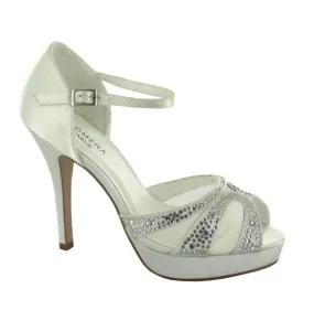 Amelia Platform Ivory Sandal 6508