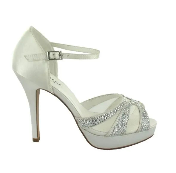 Amelia Platform Ivory Sandal 6508