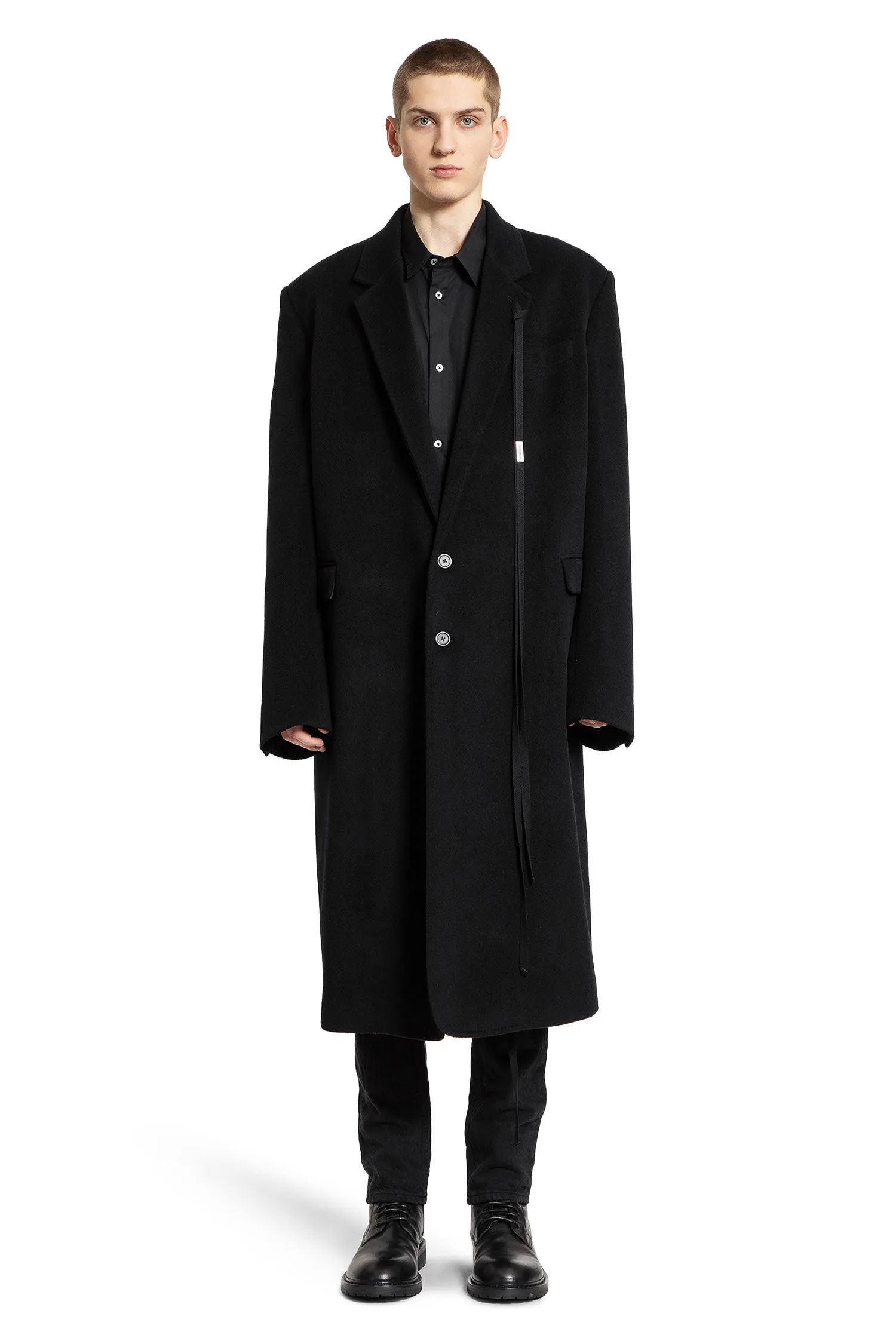 ann demeulemeester high-comfort coat