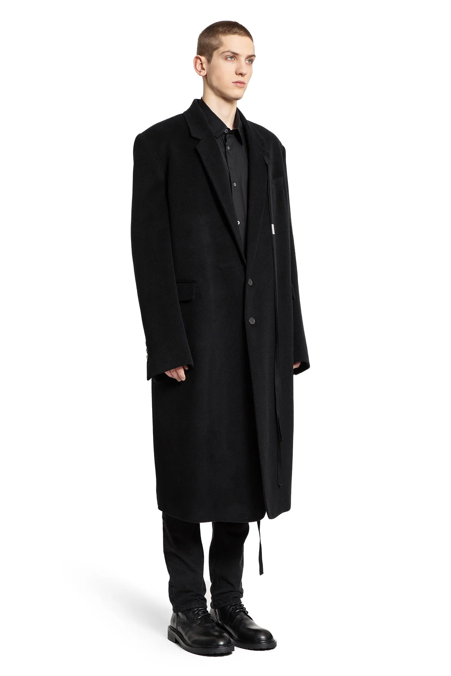 ann demeulemeester high-comfort coat