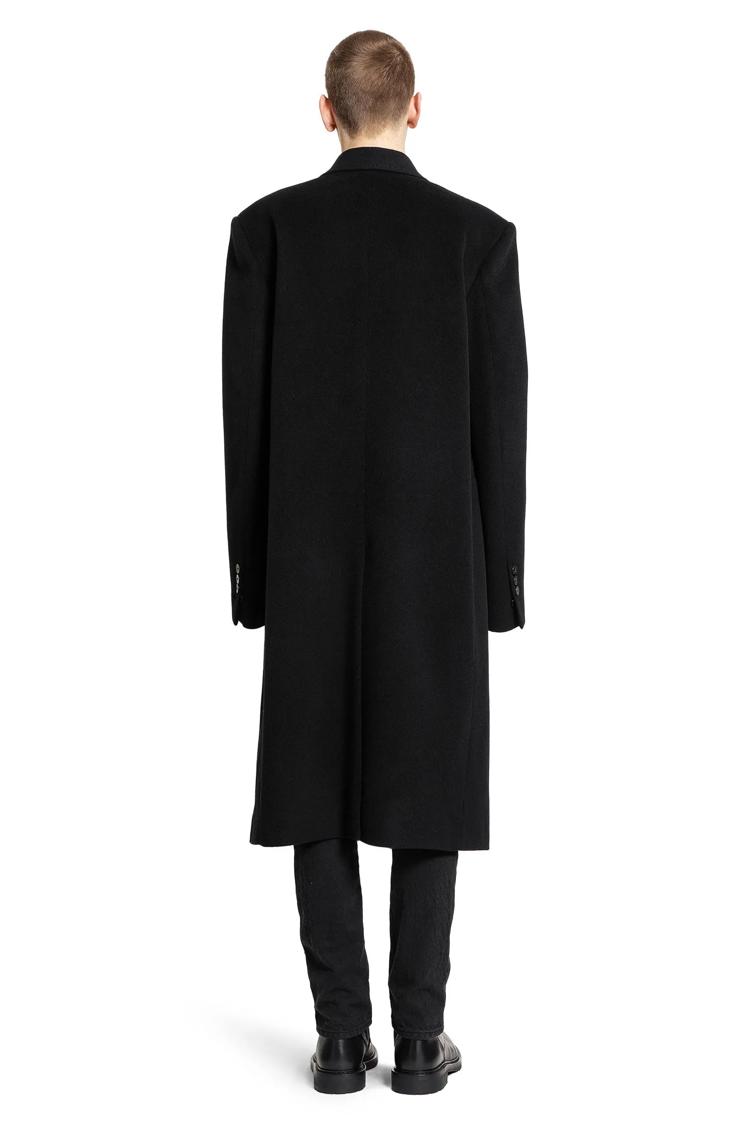 ann demeulemeester high-comfort coat