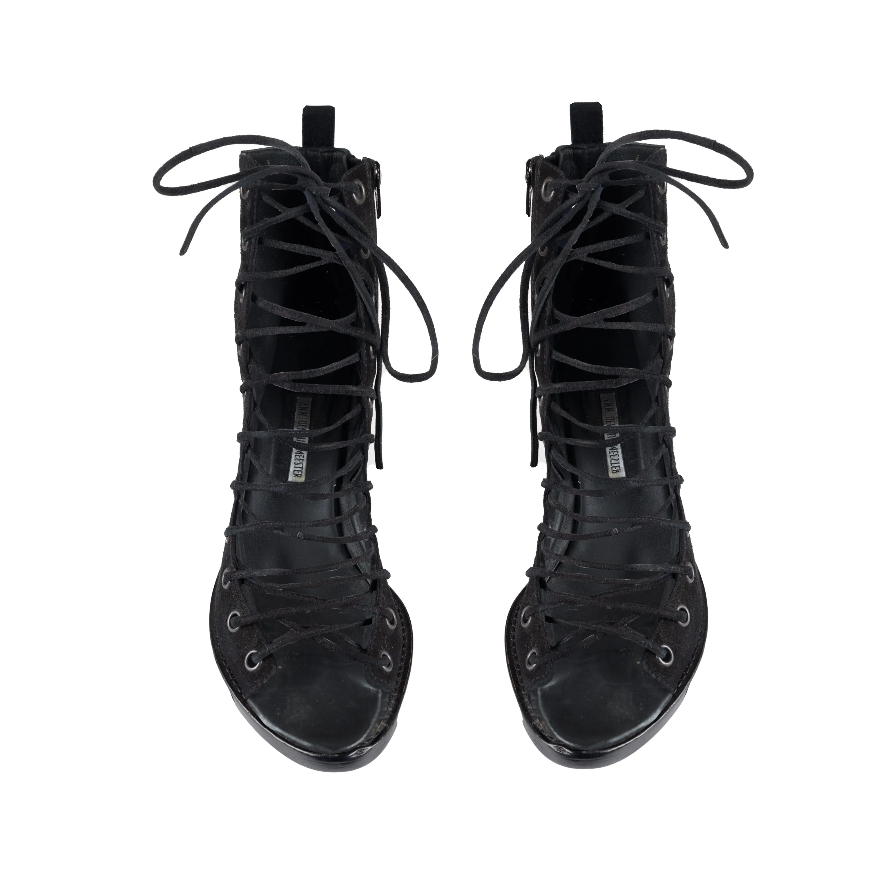 Ann Demeulemeester Lace-up Heels from the 2000s