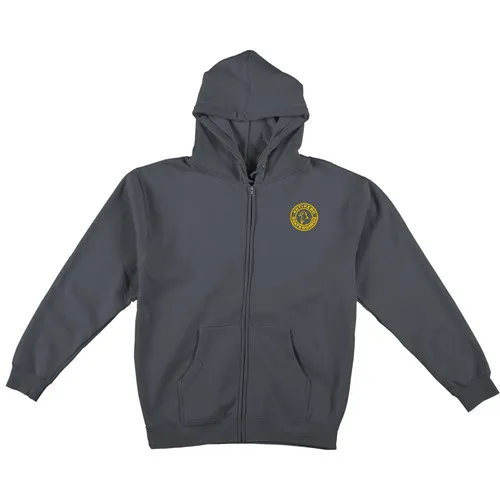 Anti Hero Skateboards Hoody Pigeon Round Zip Charcoal