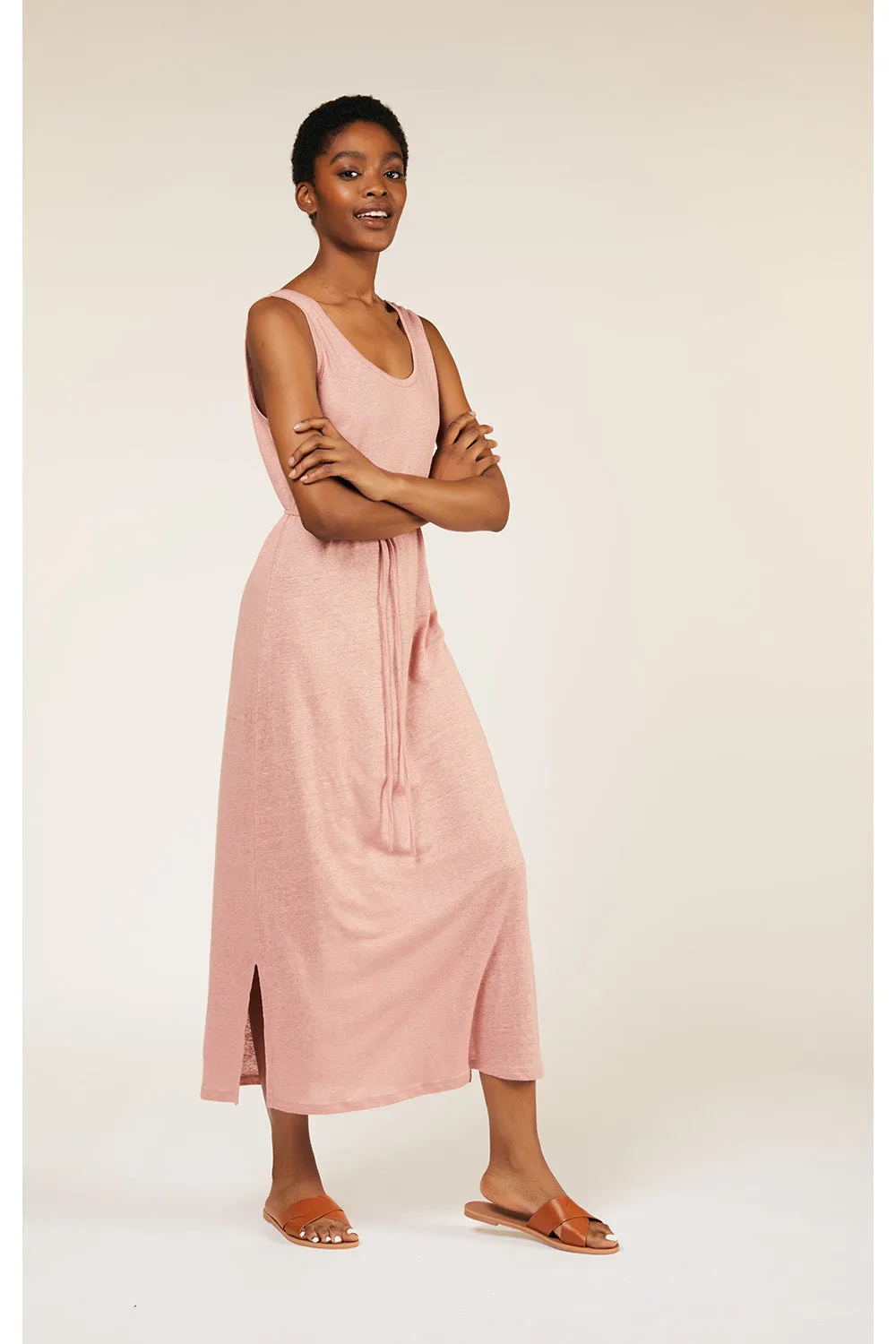 Arden Linen Dress -> Linen Dress Arden