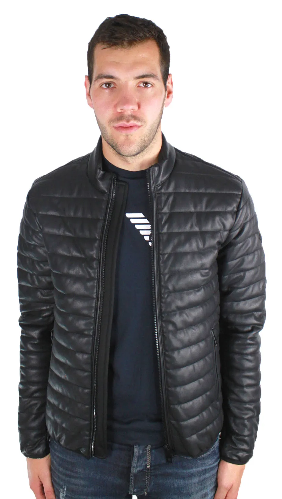 Armani Jeans Men's Jacket Black 6Y6B75 6Eaaz 1200.