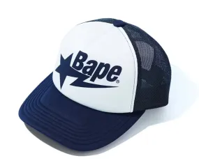 BAPE STA Navy Blue Mesh Cap