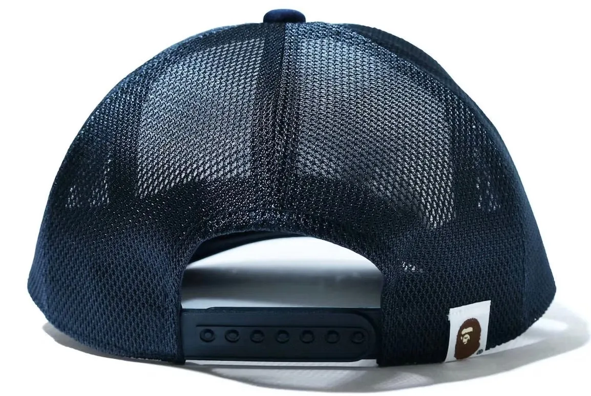 BAPE STA Navy Blue Mesh Cap