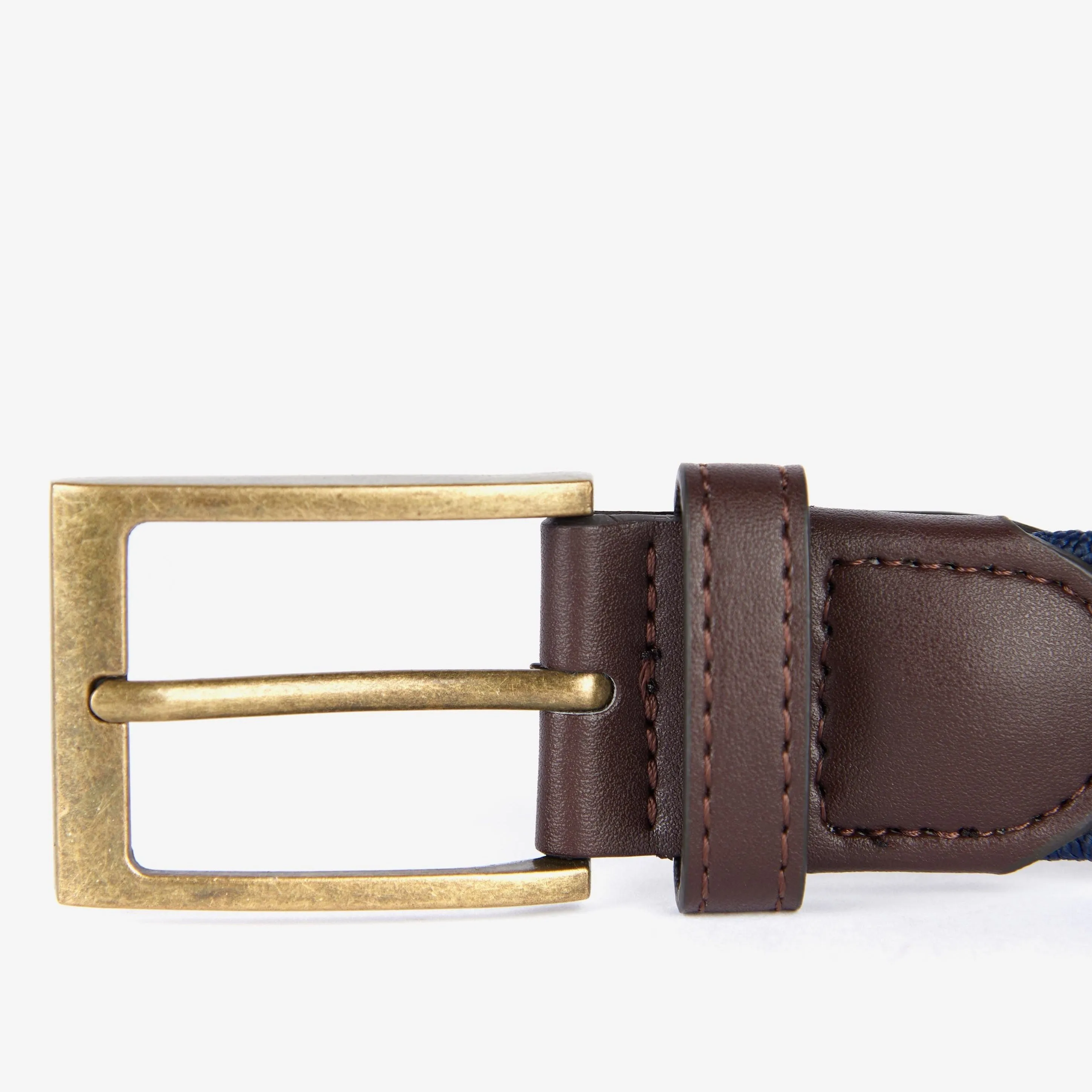 Barbour Nevis Navy Web Belt.