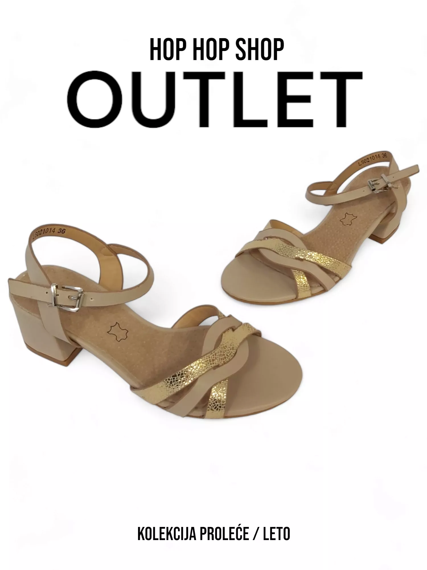 Beige Women's Sandal LS021014