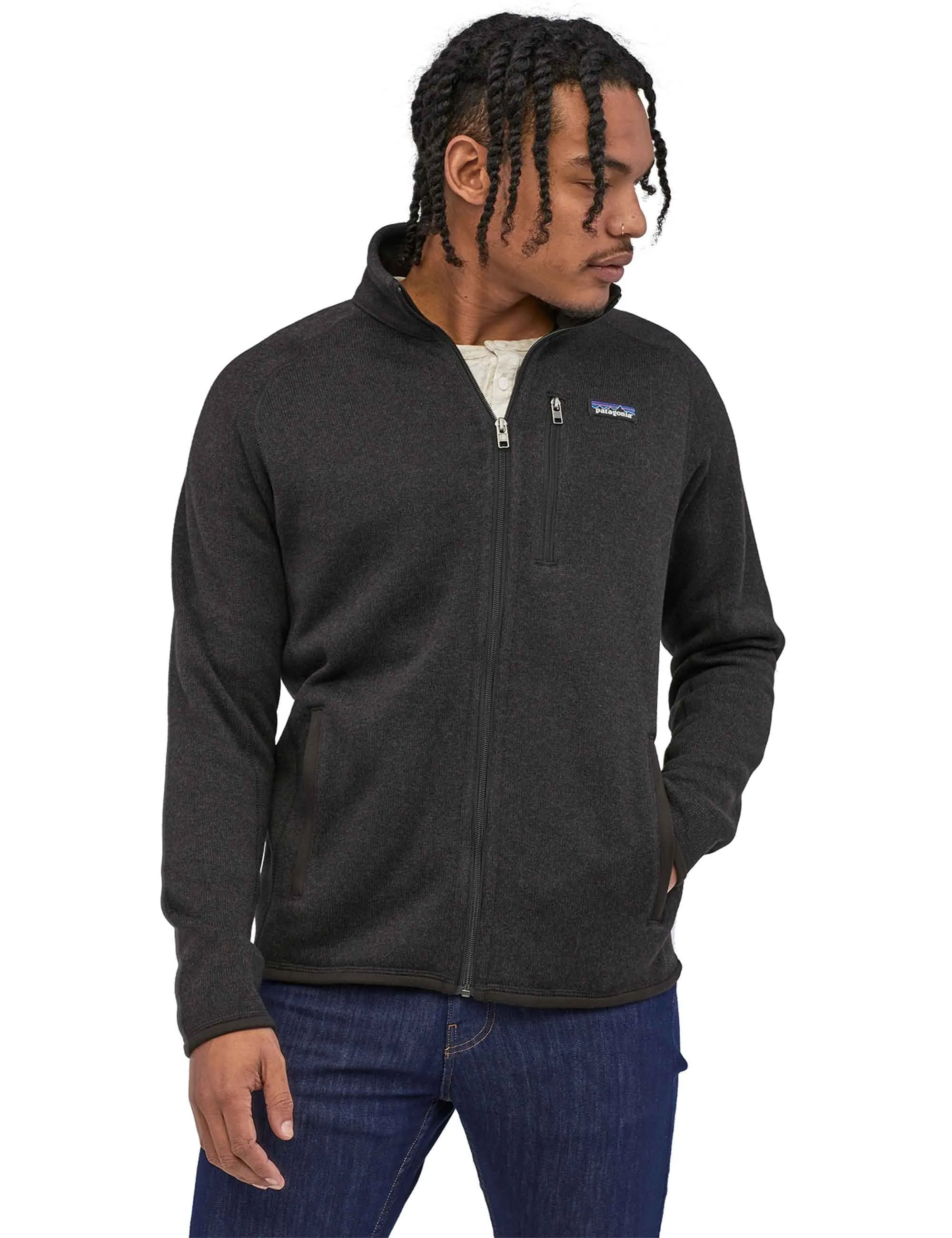 Black Better Sweater Fleece Jacket