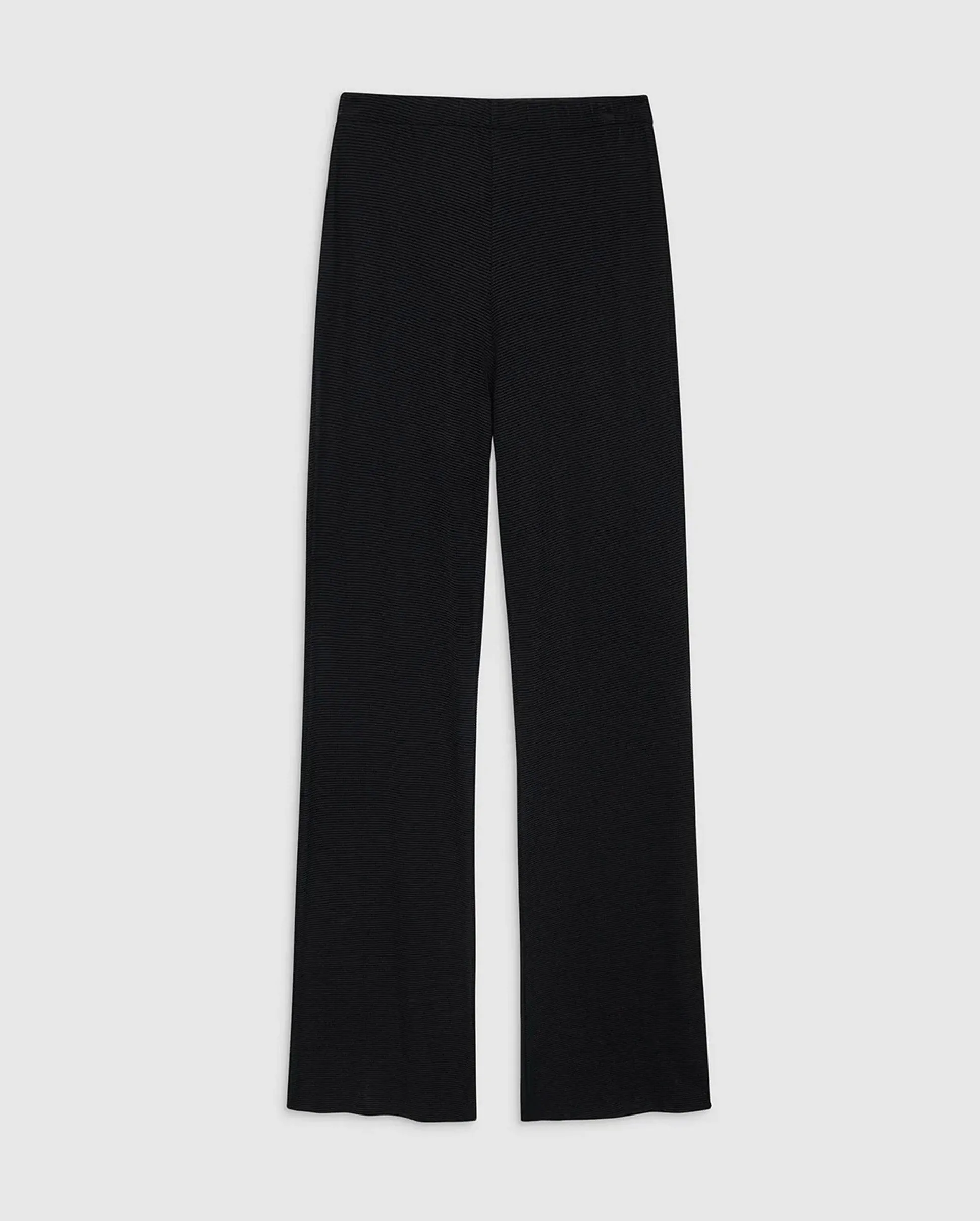 Billie Pant Black Waffle - Women's Black Waffle-Knit Pants