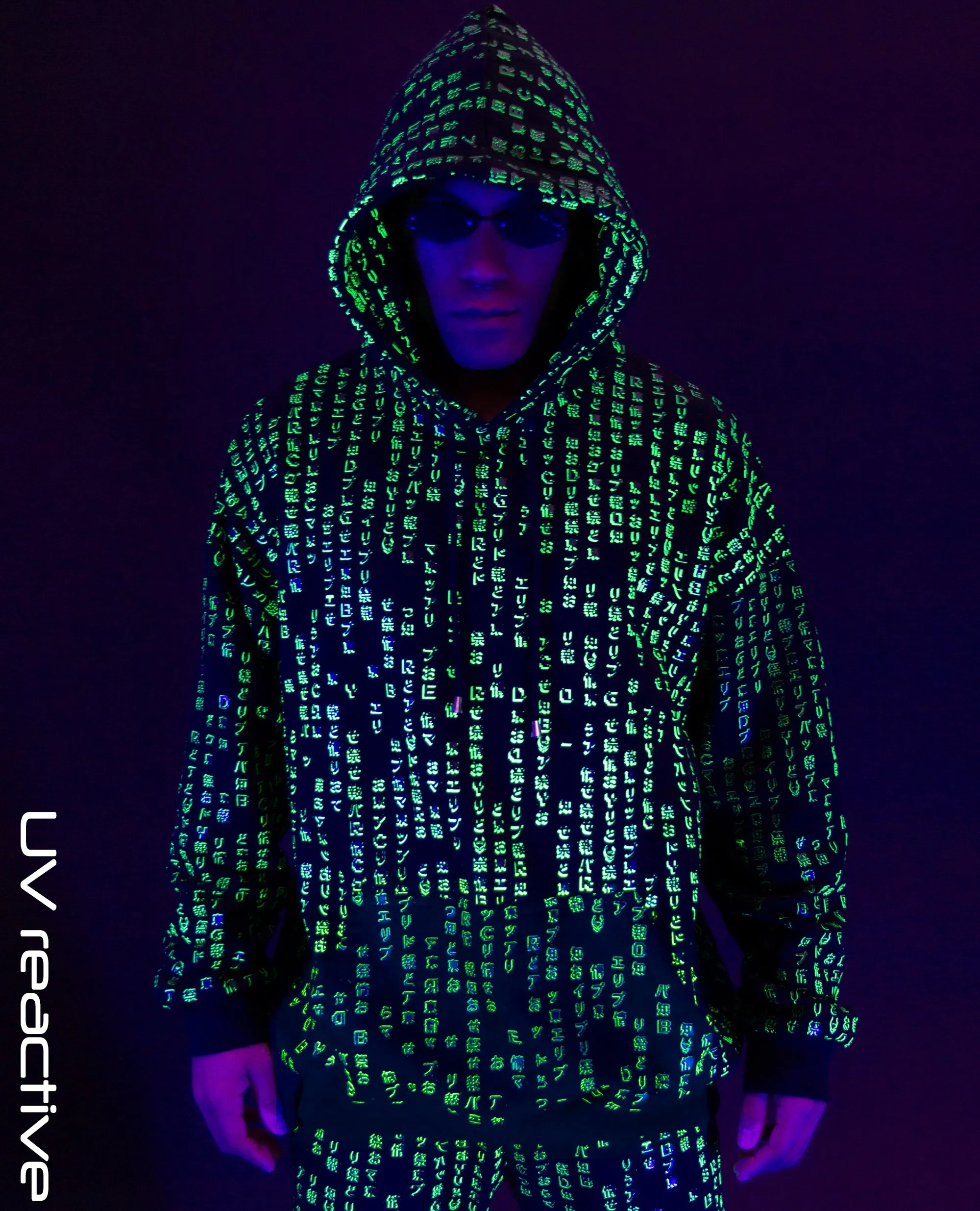 Binary Hoodie in Oversized Fit