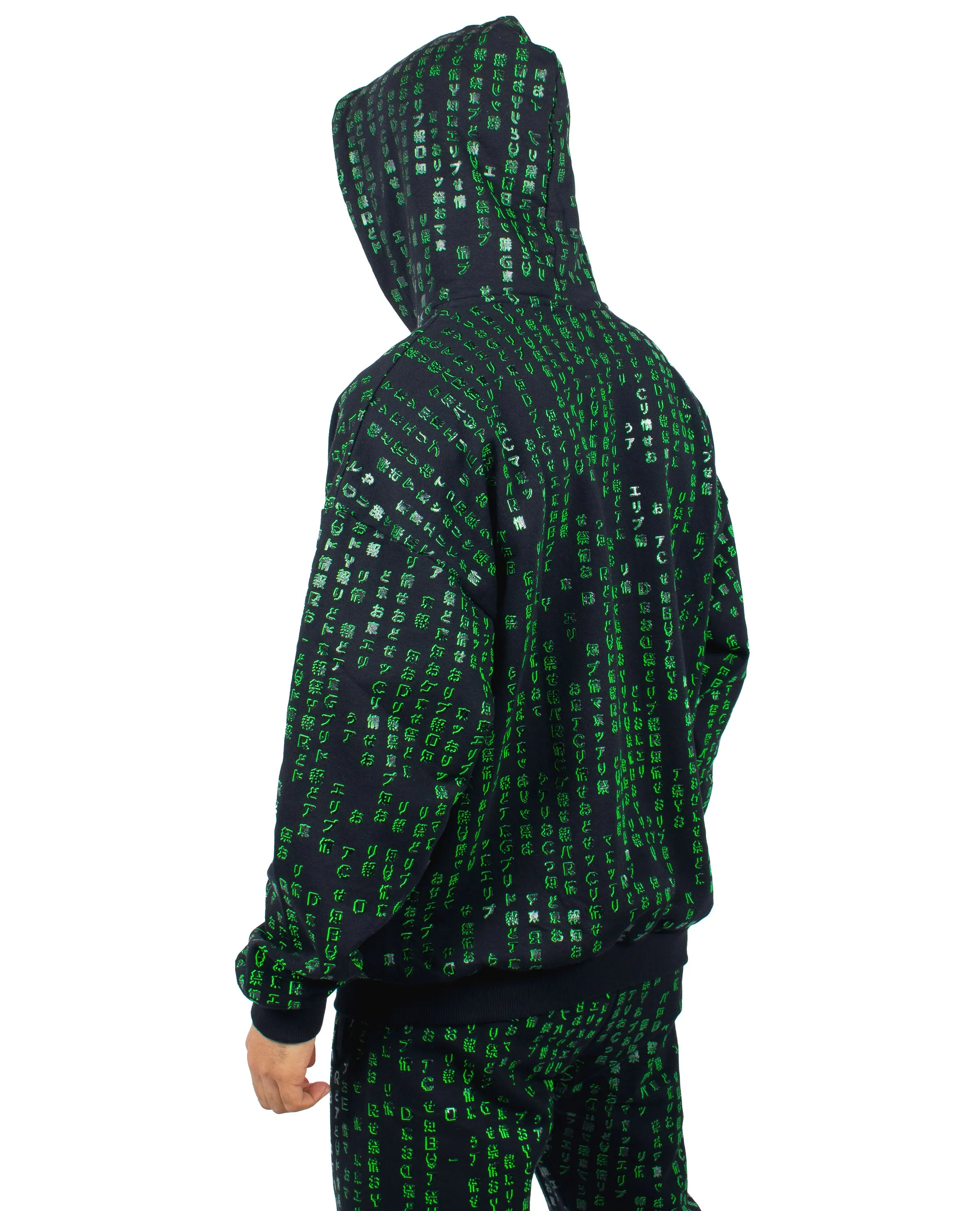 Binary Hoodie in Oversized Fit