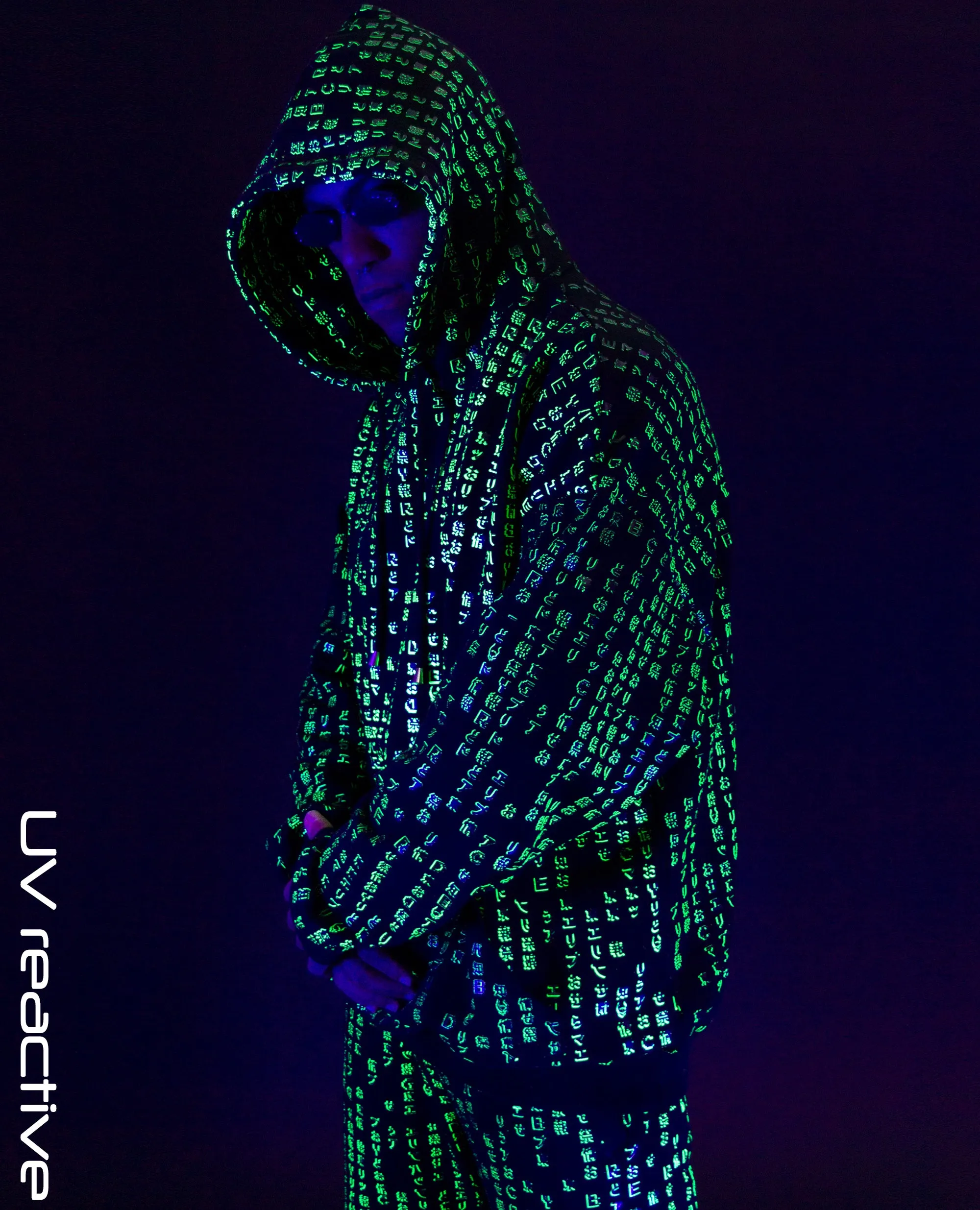 Binary Hoodie in Oversized Fit