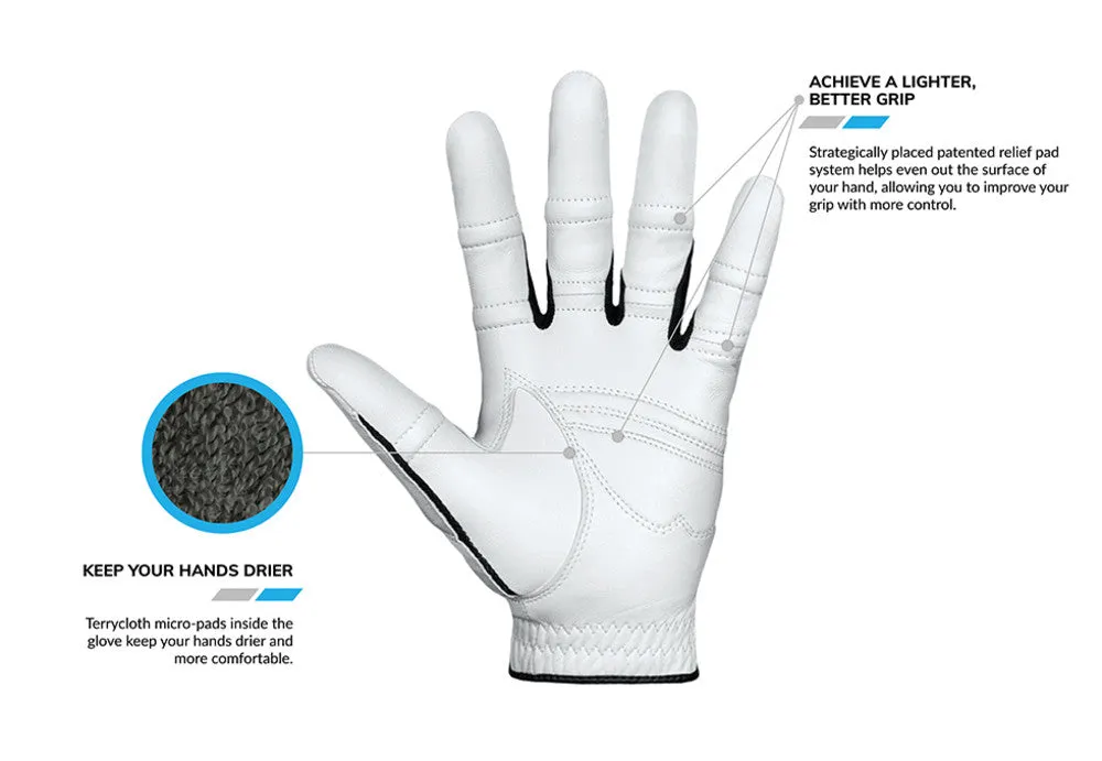 Bionic Golf Men's StableGrip 2.0 Glove - Black - Buy Online Today