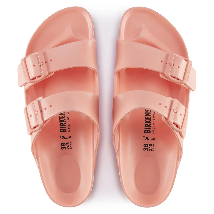 Birkenstock Womens Arizona EVA Sandals in Coral Peach