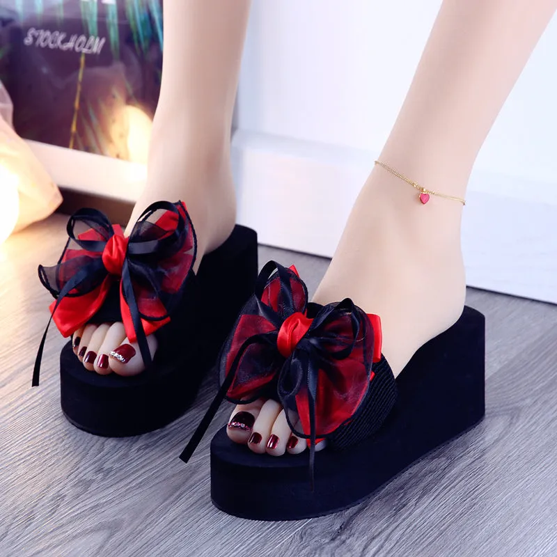 Black Bow Sandals - ON880