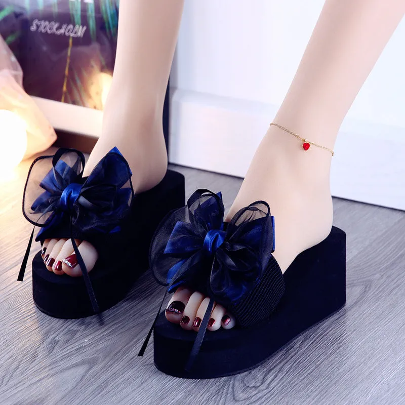 Black Bow Sandals - ON880