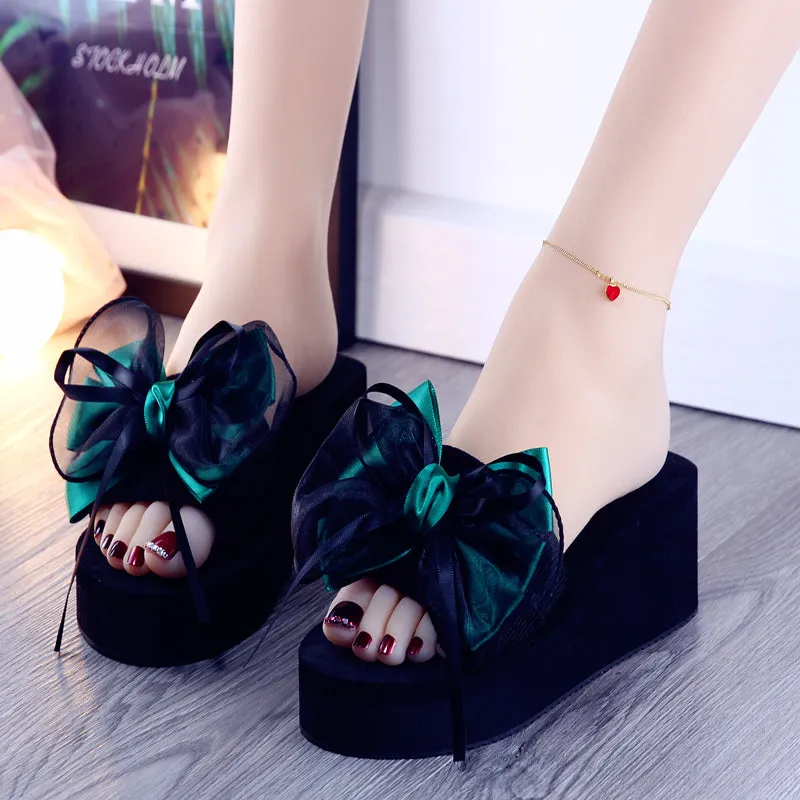 Black Bow Sandals - ON880