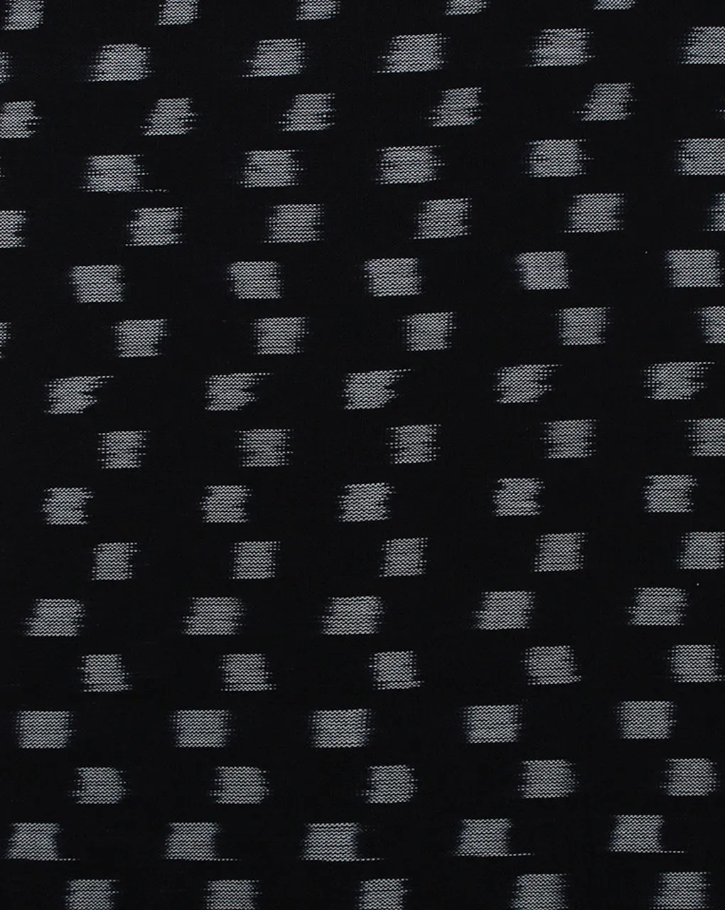 Black Ikat Cotton Fabric