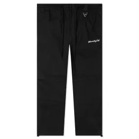 Black Military Style Fatigue Pants