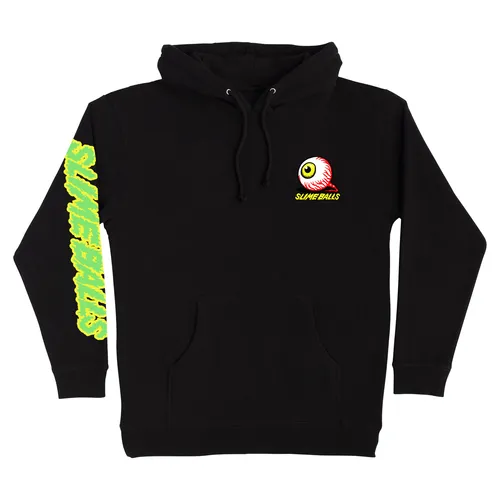 Black Slime Balls Wheels Hoody Peepers Pullover