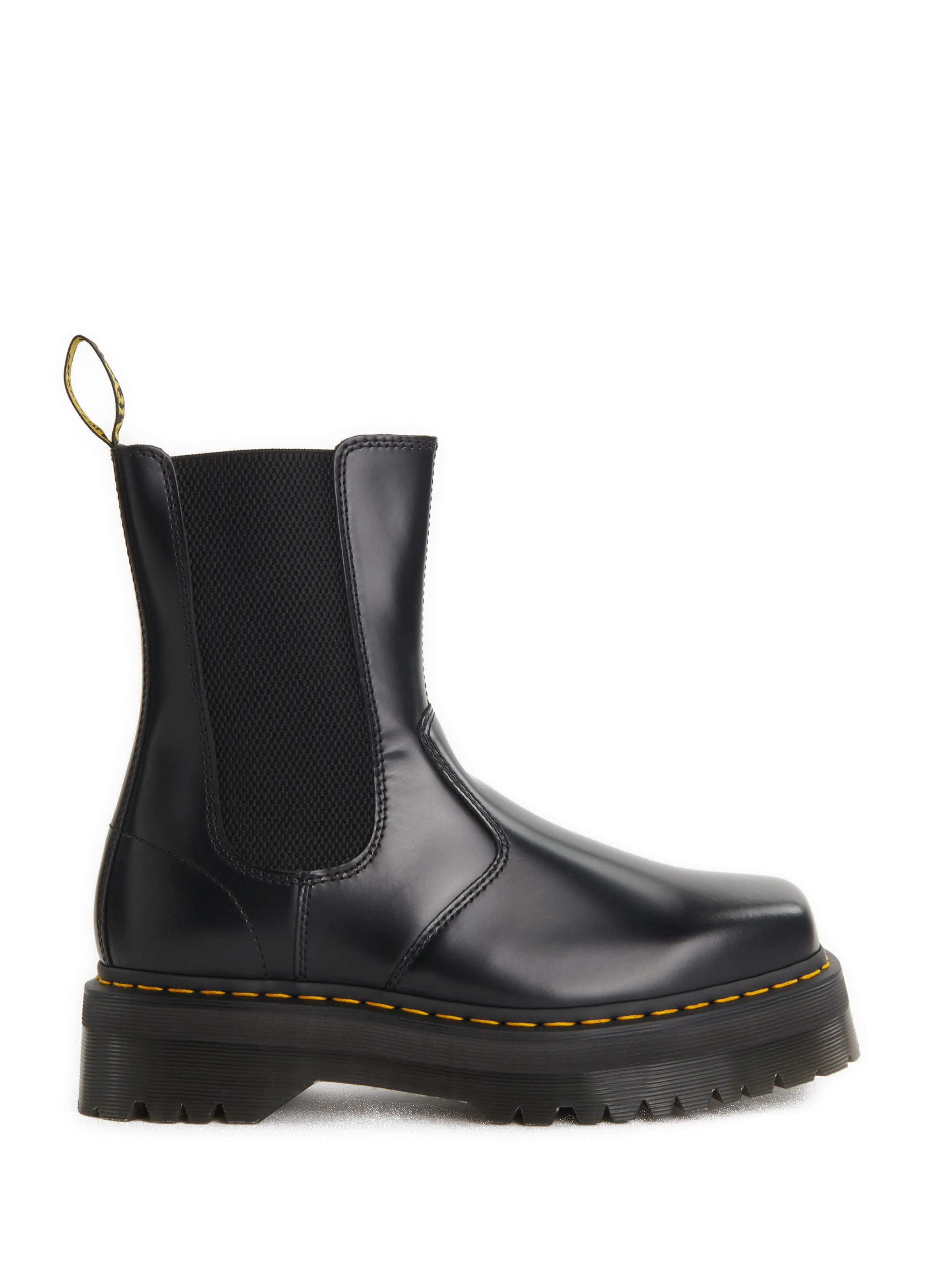 Black Smooth Leather Ankle Boots by Dr. Martens