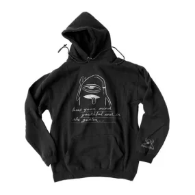 Black Youthful Toy Machine Skateboards Hoodie