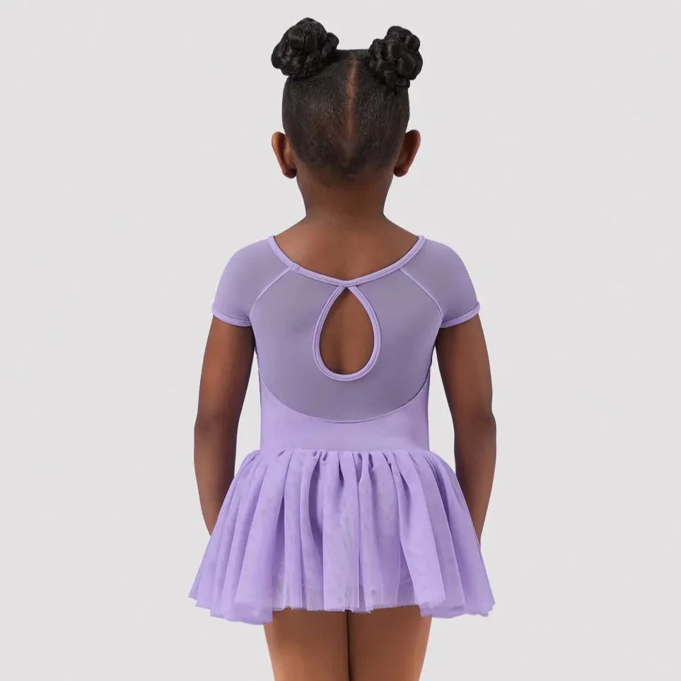 Bloch Lilac Open Back Dance Tutu Leotard - Bloch Scarlett Ballet Dancewear