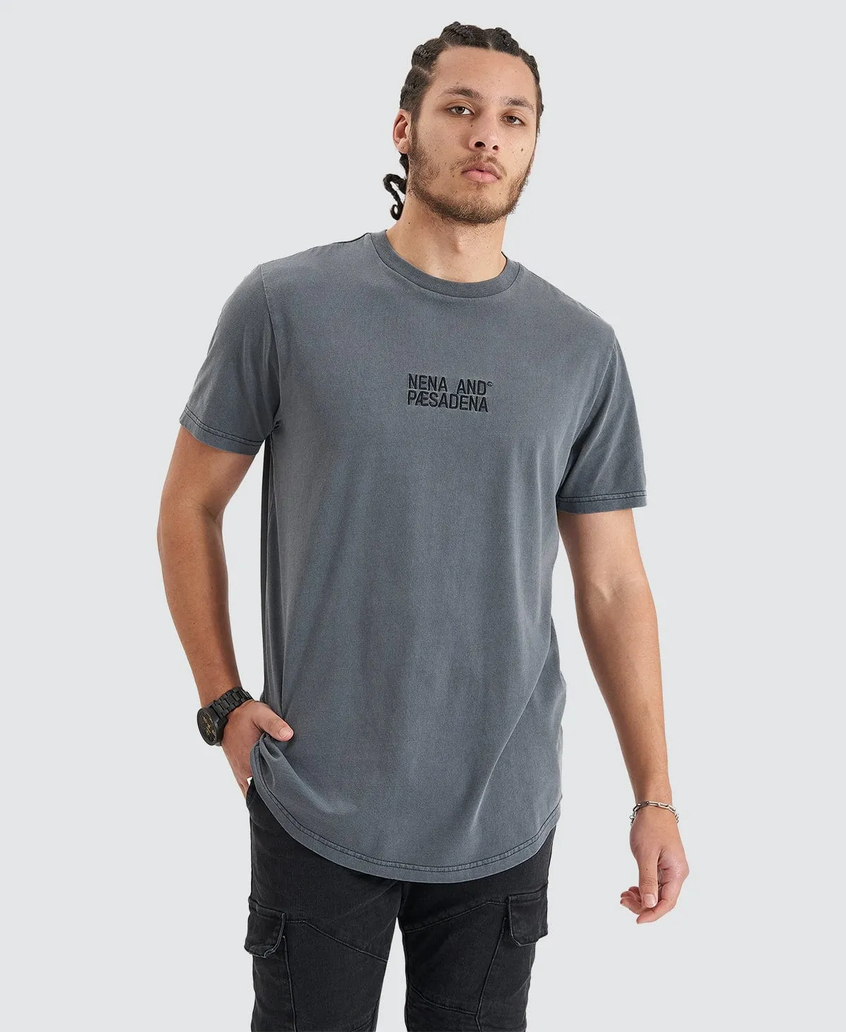 Blockade Dual Curved Tee Pigment Castlerock