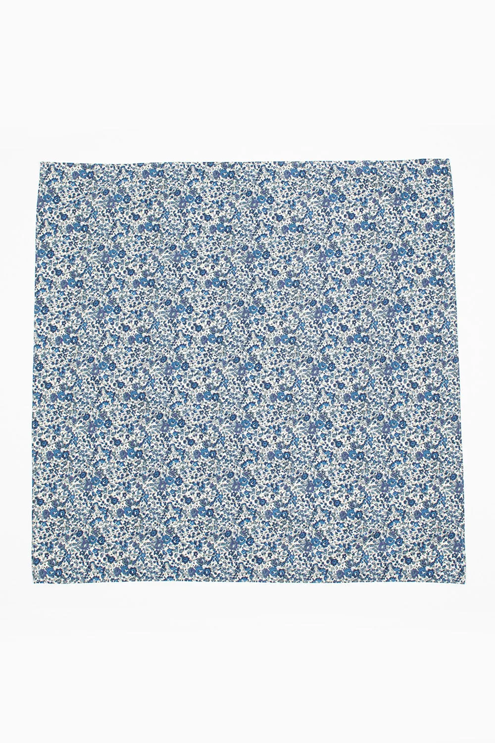 Blue Liberty Floral Chambray Scarf.